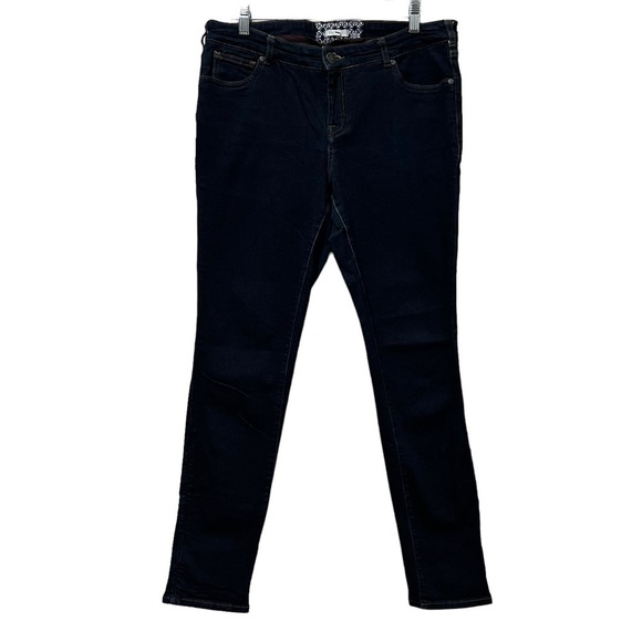 White Stuff 14 Dark Skinny Denim Jeans R8 - Picture 1 of 6